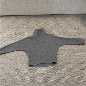 Gray Turtleneck Kid’s Sweater